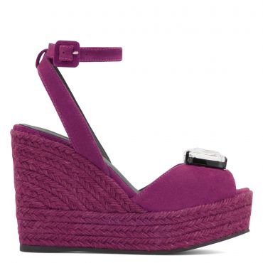 Giuseppe Zanotti AINA Womens Wedges Fuxia