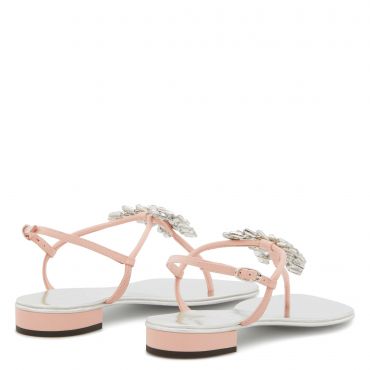 Giuseppe Zanotti NEW BUTTERFLY Womens Flats Pink