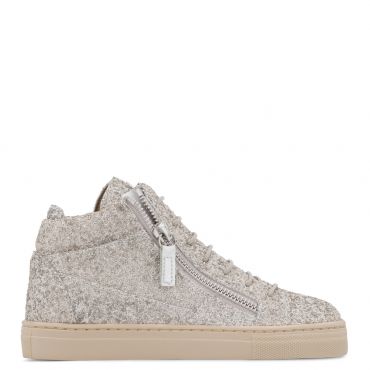 Giuseppe Zanotti KRISS JR. Kids Mid top sneakers Beige