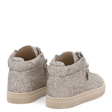 Giuseppe Zanotti KRISS JR. Kids Mid top sneakers Beige