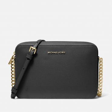 MICHAEL Michael Kors Women's Jet Set Large Crossbody - Black