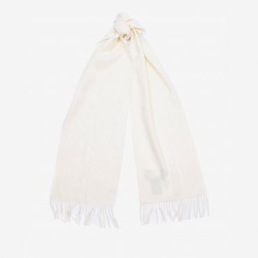 Barbour Women's Lambswool Woven Scarf - Cream