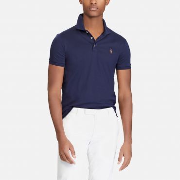 Polo Ralph Lauren Custom Cotton-Piqué Polo Shirt - M