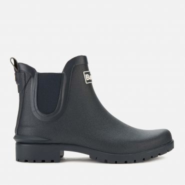 Barbour Women's Wilton Chelsea Wellies - Navy - UK 4
