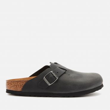 Birkenstock Women's Boston Oiled Leather Mules - Black - EU 36/UK 3.5