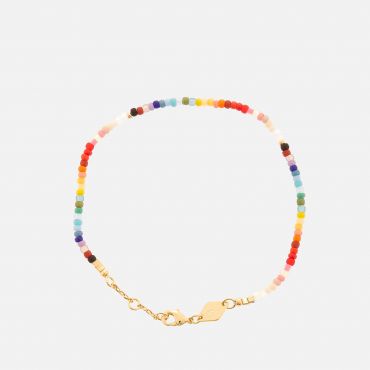 Anni Lu Rainbow 18-Karat Gold-Plated Bracelet