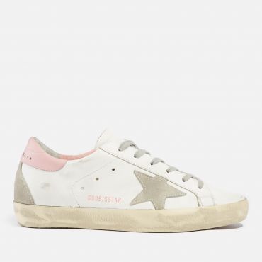 Golden Goose Superstar Leather and Suede Trainers - UK 5