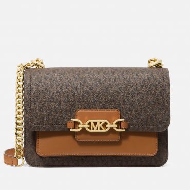 MICHAEL Michael Kors Women's Heather Large Shoulder Bag - Brown/Acorn