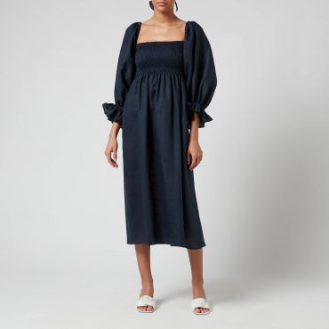 Sleeper Atlanta Linen Midi Dress - XL