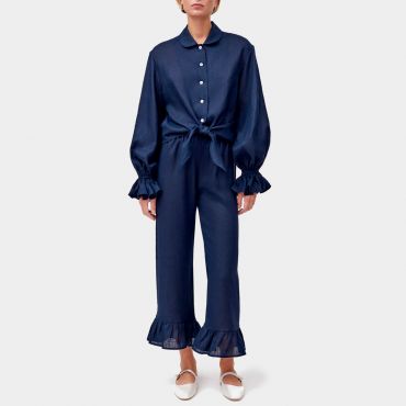 Sleeper Rumba Linen Lounge Suit - M