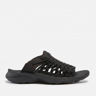 Keen Women's Uneek Sneaker Slide Sandals - Black/Black - UK 5