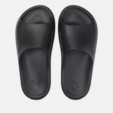 Puma's Shibui Cat Slide Sandals - Puma Black/Puma Black - UK 3