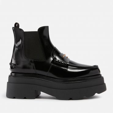 Alexander Wang Women's Carter Leather Platform Chelsea Boots - Black - UK 7