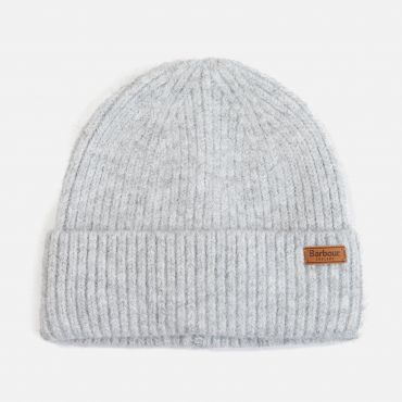 Barbour Pendle Logo-Detailed Ribbed-Knit Beanie