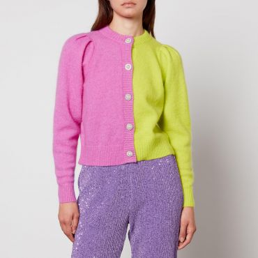 CRAS Alba Two-Tone Knitted Cardigan - EU 38/UK 10