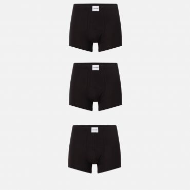 Calvin Klein Three-Pack Cotton-Blend Boxer Briefs - S