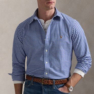 Polo Ralph Lauren Custom Slim-Fit Oxford Cotton Shirt - S