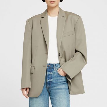 Anine Bing Quinn Wool Oversized Blazer - XL