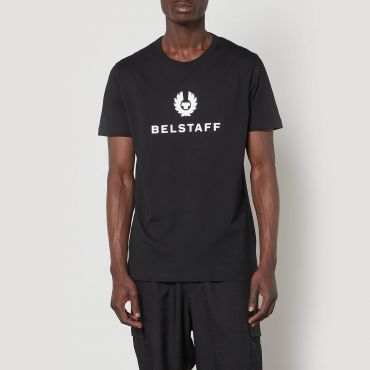 Belstaff Signature Logo-Print Cotton-Jersey T-Shirt - M
