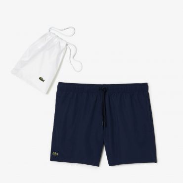 Lacoste Logo-Appliquéd Shell Swim Shorts - 6/XL