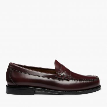 G.H. Bass & Co. Men's Larson Leather Moc Penny Loafers - UK 8