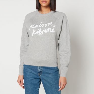 Maison Kitsuné Handwriting Cotton-Jersey Sweatshirt - S