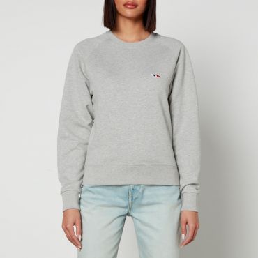 Maison Kitsuné Logo-Appliquéd Cotton-Jersey Sweatshirt - L