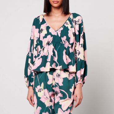 Stine Goya Eveline Stretch-Crepe Top - M