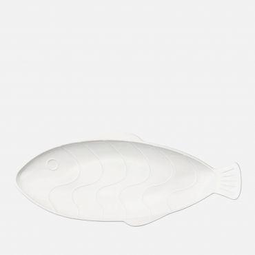 Broste Copenhagen Pesce Narrow Plate - White