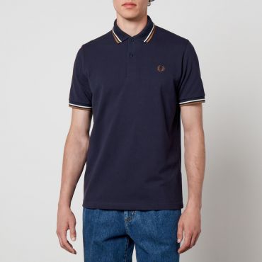 Fred Perry Twin Tipped Cotton-Piqué Polo Shirt - L