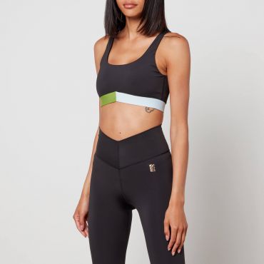 P.E Nation Sprint Time Stretch-Jersey Sports Bra - XL