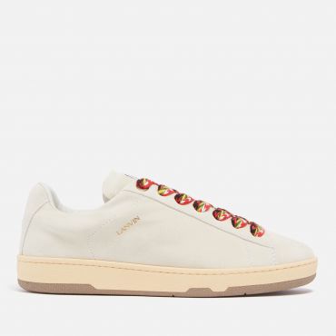 Lanvin Men's Lite Curb Low Top Suede Trainers - UK 10