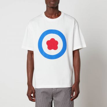 KENZO Target Oversized Cotton-Jersey T-Shirt - S