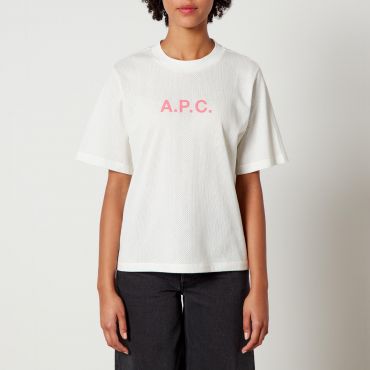 A.P.C. Mae Cotton-Mesh T-Shirt - S