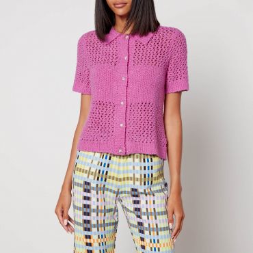 Stine Goya Darcy Crocheted Wool-Blend Top - XS