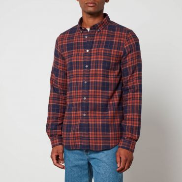 PS Paul Smith Plaid Cotton-Flannel Shirt - L
