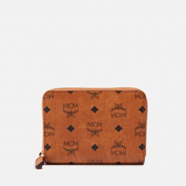 MCM M-Veritas Mini Coated-Canvas Wallet