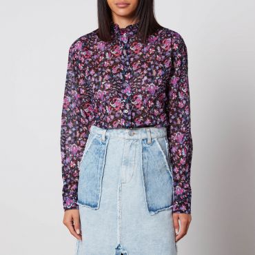 Isabel Marant Étoile Gamble Printed Cotton Blouse - FR 34/UK 6