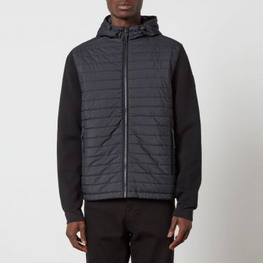 Belstaff Vert Shell and Ribbed-Knit Jacket - L