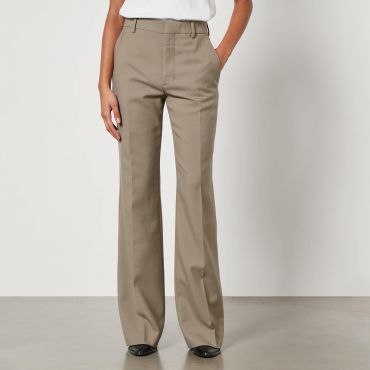 AMI Wool-Twill Wide-Fit Trousers - FR 42/UK 14