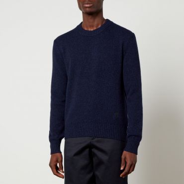 AMI de Coeur Cashmere and Wool-Blend Jumper - XL