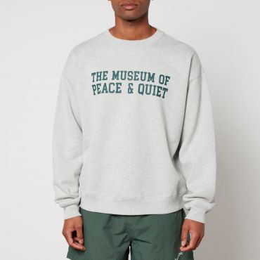 Museum of Peace and Quiet Campus Cotton-Jersey Sweatshirt - M