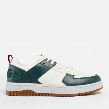 HUGO Men's Killian Tenn MXMT Faux Leather Trainers - UK 11