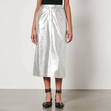 Jakke Oakland Faux Leather Midi Skirt - XL