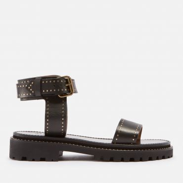 Isabel Marant Women's Breena Studded Leather Sandals - UK 3