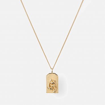 Jenny Bird Gold-Plated Zodiac Pisces Necklace