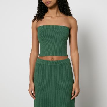 By Malene Birger Giovania Ribbed-Knit Bandeau - M