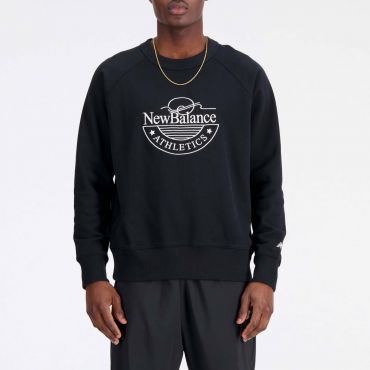 New Balance Athletics Graphic Cotton-Jersey Sweatshirt - L