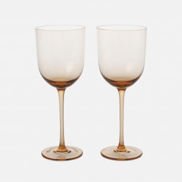 Ferm Living Host White Wine Glasses - Set of 2 - Blush