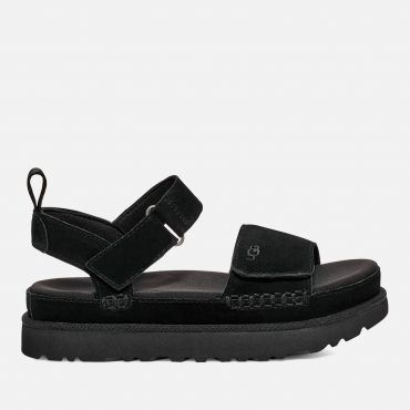 UGG Women's Goldenstar Suede Flatform Sandals - UK 6